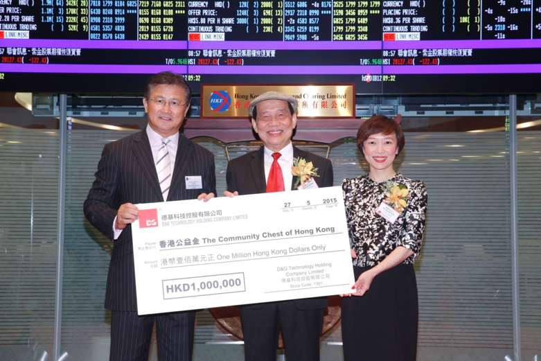 HK$1,000,000 to The Community Chest
